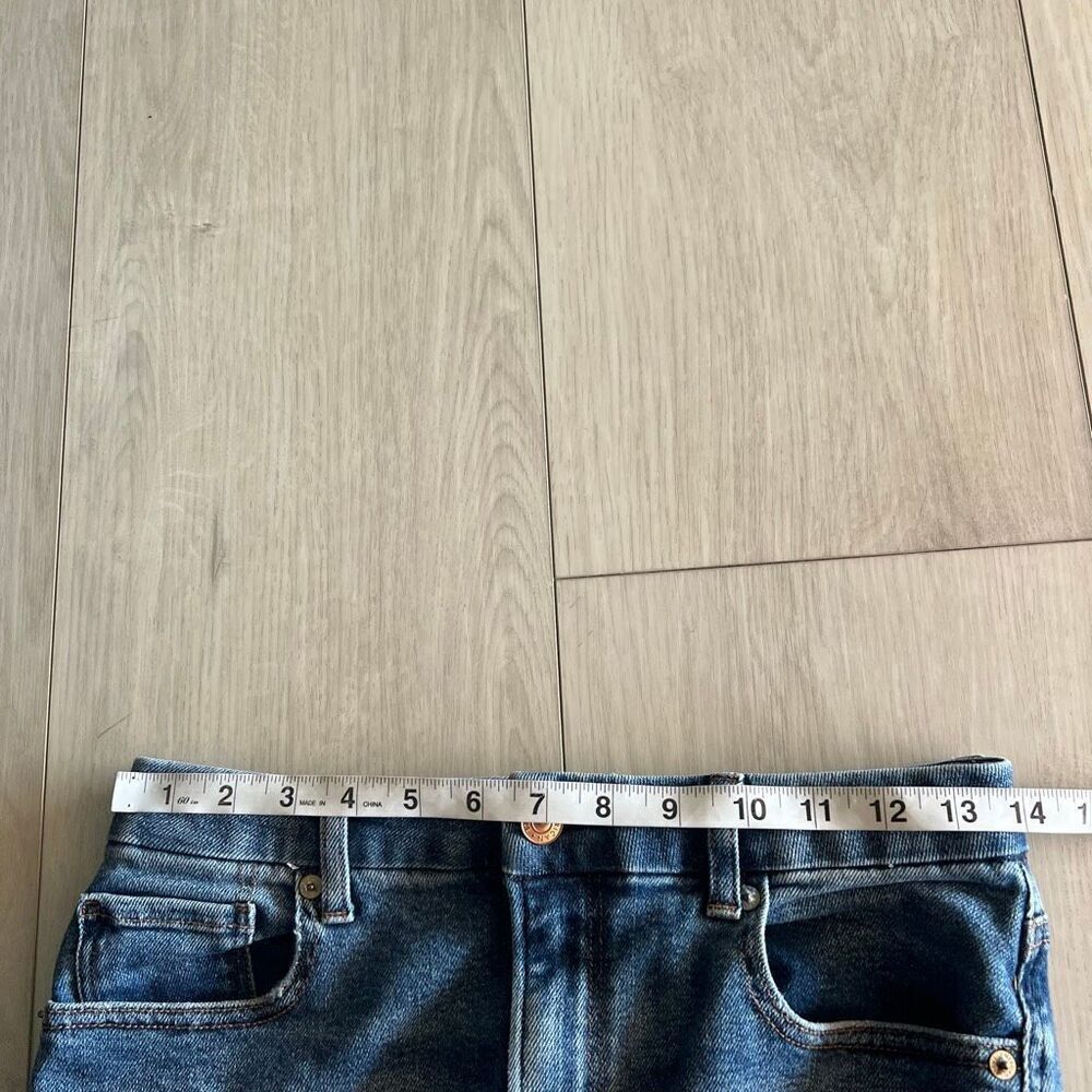 America Eagle curvy mom woman jeans size 4 long - Picture 6 of 10